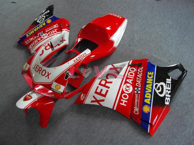 Xerox - Red White Fairings and Bodywork For 1999-2002 996 #LF5632