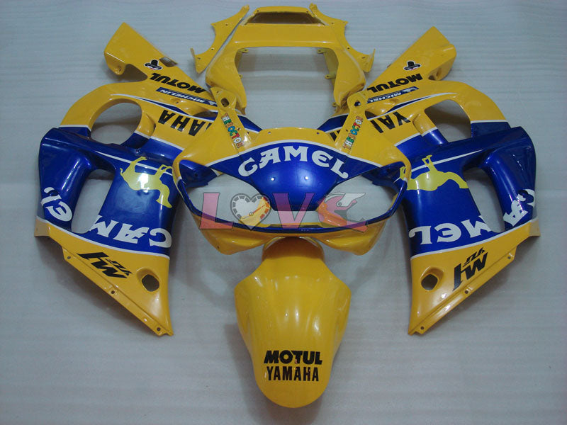 Camel MOTUL - Yellow Blue Fairings and Bodywork For 1998-2002 YZF-R6 #LF6848