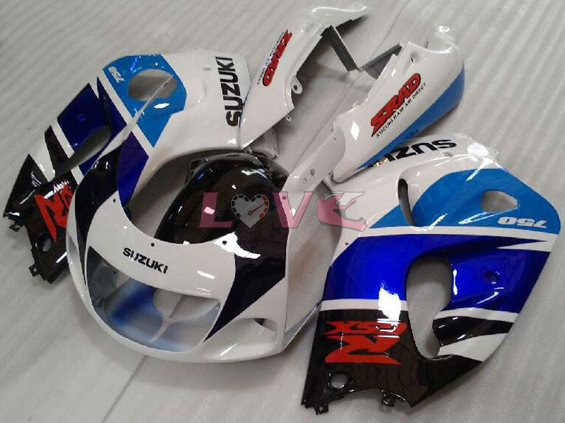 Factory Style - Blue White Fairings and Bodywork For 1996-1999 GSX-R750 #LF4284