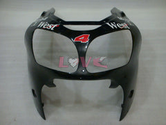 West - White Black Fairings and Bodywork For 2000-2001 NINJA ZX-12R #LF4868