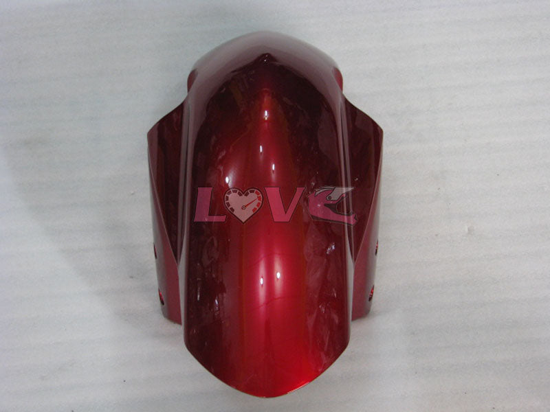 Flame - Red Black Fairings and Bodywork For 2003-2004 GSX-R1000 #LF6026