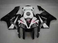 Factory Style - White Black Fairings and Bodywork For 2005-2006 CBR600RR #LF7539
