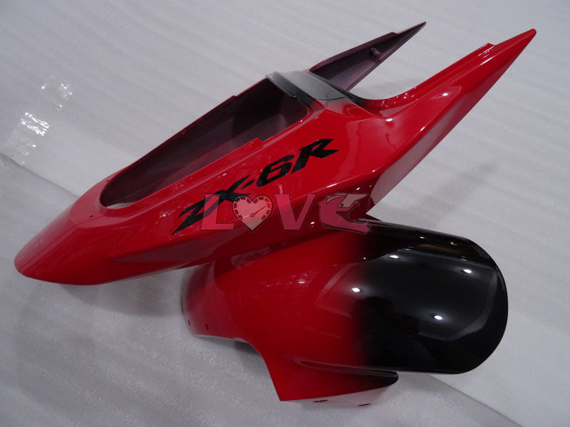 Factory Style - Red Black Fairings and Bodywork For 2003-2004 NINJA ZX-6R #LF3320