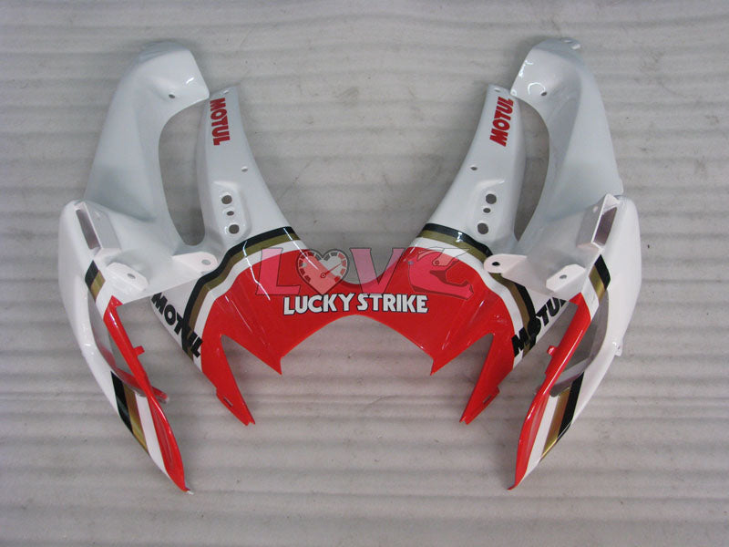 Lucky Strike MICHELIN MOTUL - Red White Fairings and Bodywork For 2006-2007 GSX-R600 #LF4025
