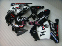 West - White Black Fairings and Bodywork For 1990-1994 CBR250RR #LF4973