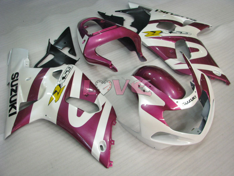Factory Style - Purple White Fairings and Bodywork For 2000-2002 GSX-R1000 #LF4149