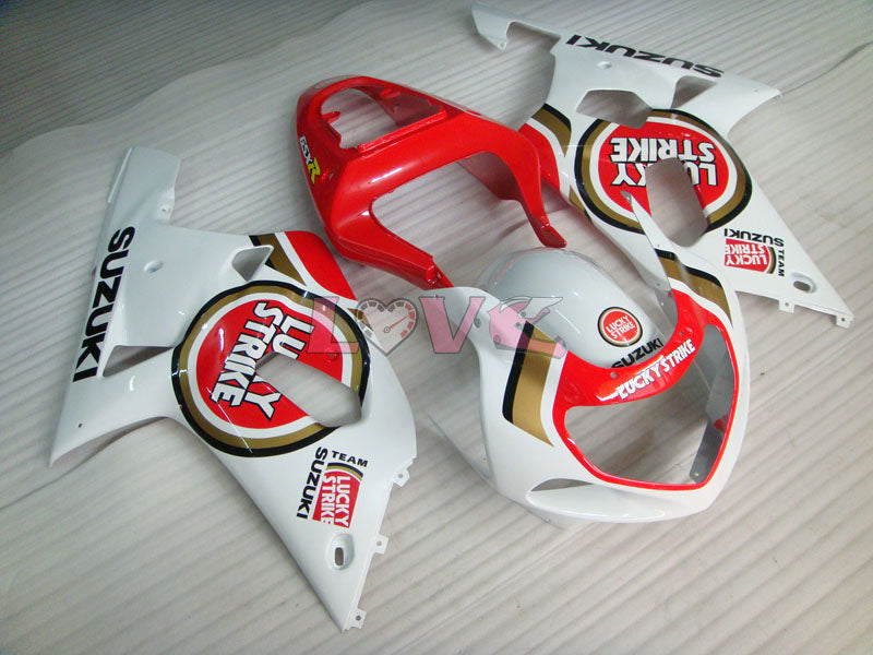 Lucky Strike - Red White Fairings and Bodywork For 2000-2003 GSX-R750 #LF6770