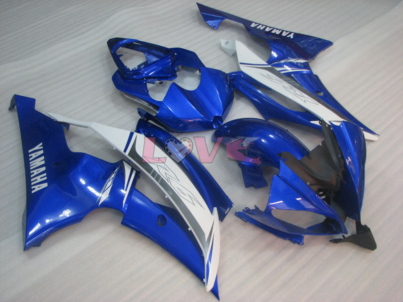 Factory Style - Blue White Black Fairings and Bodywork For 2008-2016 YZF-R6 #LF3401