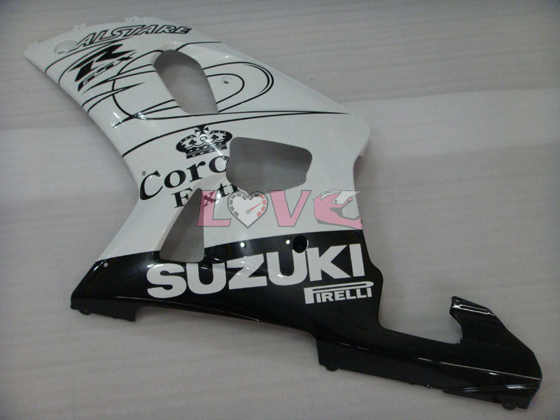 Corona - White Black Fairings and Bodywork For 2000-2003 GSX-R750 #LF4188