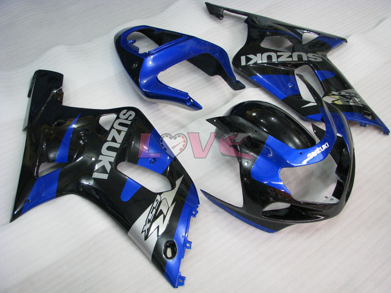Factory Style - Blue Black Fairings and Bodywork For 2000-2003 GSX-R750 #LF4206