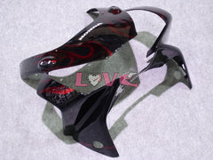 Flame - Red Black Fairings and Bodywork For 2002-2003 CBR954RR #LF5196