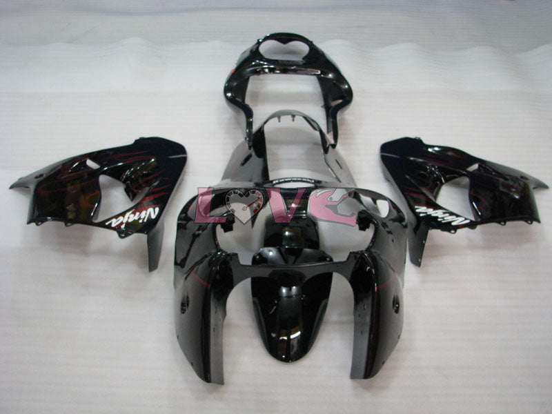 Flame - Red Black Fairings and Bodywork For 2000-2001 NINJA ZX-9R #LF4919