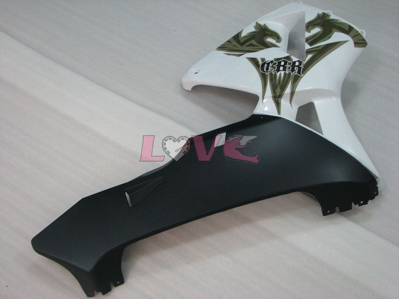 Factory Style - White Black Fairings and Bodywork For 2003-2004 CBR600RR #LF4465