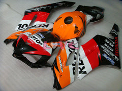Repsol - Orange Black Fairings and Bodywork For 2004-2005 CBR1000RR #LF4393