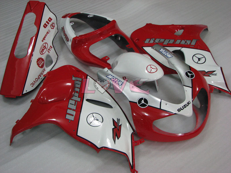 Jordan - Red White Fairings and Bodywork For 1998-2003 TL1000R #LF3726