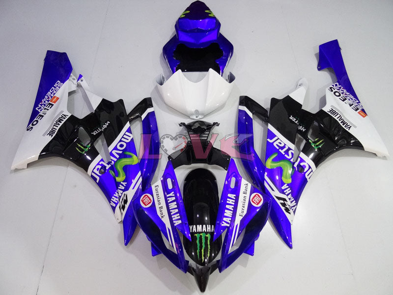Monster - Blue White Black Fairings and Bodywork For 2006-2007 YZF-R6 #LF3451