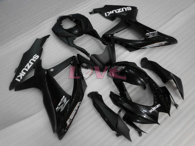 Factory Style - Black Matte Fairings and Bodywork For 2008-2010 GSX-R600 #LF6204