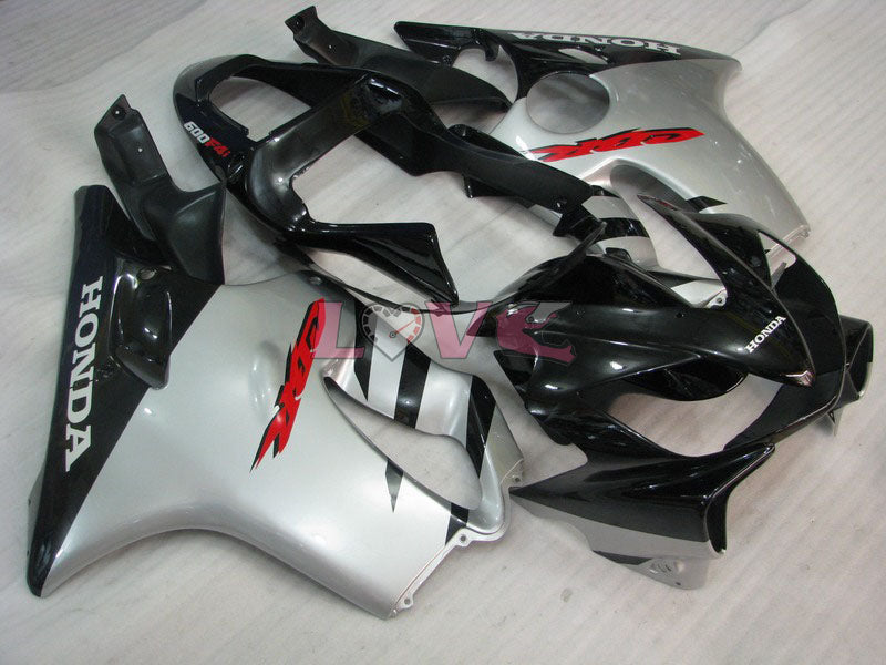 Factory Style - Black Silver Fairings and Bodywork For 2001-2003 CBR600F4i #LF7643