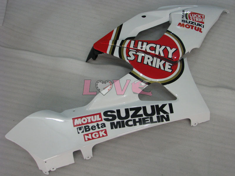 Lucky Strike MICHELIN MOTUL - Red White Fairings and Bodywork For 2005-2006 GSX-R1000 #LF5883