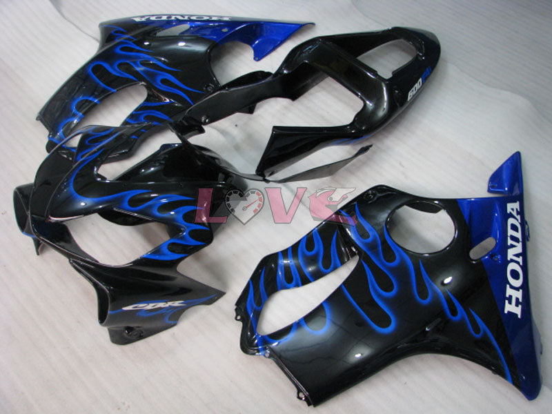 Flame - Blue Black Fairings and Bodywork For 2001-2003 CBR600F4i #LF7671