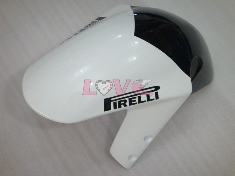 Corona - White Black Fairings and Bodywork For 2000-2003 GSX-R750 #LF4188