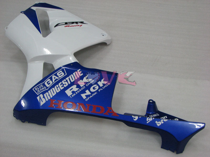 Factory Style - Blue White Fairings and Bodywork For 2003-2004 CBR600RR #LF4448