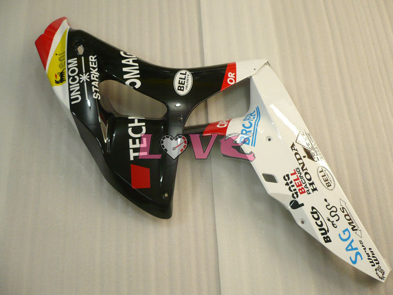Factory Style - White Black Fairings and Bodywork For 2006-2007 CBR1000RR #LF7199