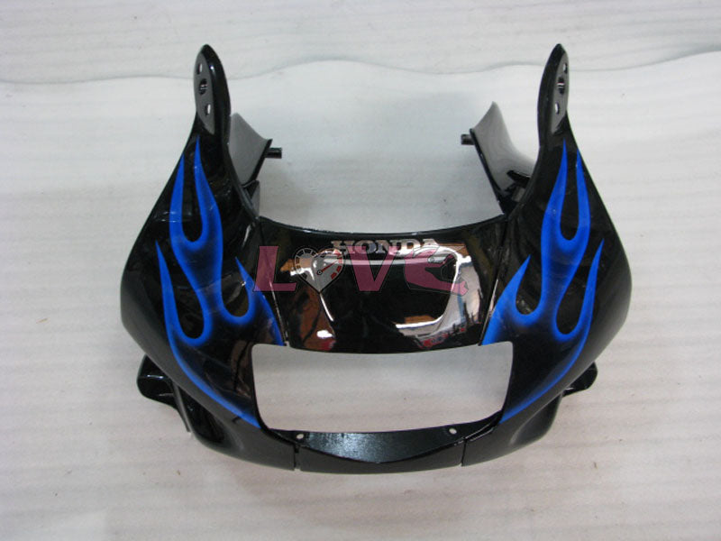 Flame - Blue Black Fairings and Bodywork For 1991-1994 CBR600F2 #LF4886