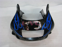 Flame - Blue Black Fairings and Bodywork For 1991-1994 CBR600F2 #LF4886