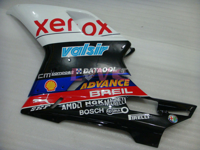 Xerox - White Black Fairings and Bodywork For 2007-2009 1098 #LF3121