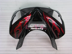 Flame - Red Black Fairings and Bodywork For 2003-2004 NINJA ZX-6R #LF6058