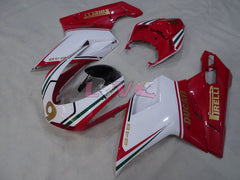 PIRELLI - Red White Fairings and Bodywork For 2008-2013 848 #LF3153