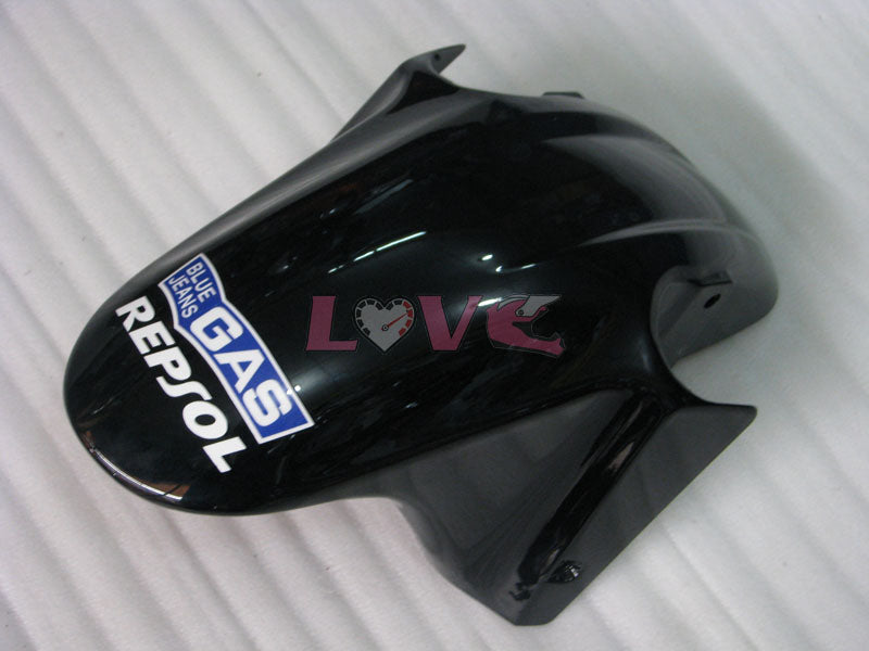 Repsol - Orange Black Fairings and Bodywork For 2005-2006 CBR600RR #LF4421