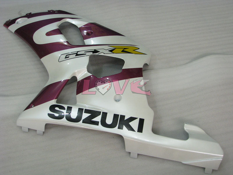 Factory Style - Purple White Black Fairings and Bodywork For 2001-2003 GSX-R600 #LF4250