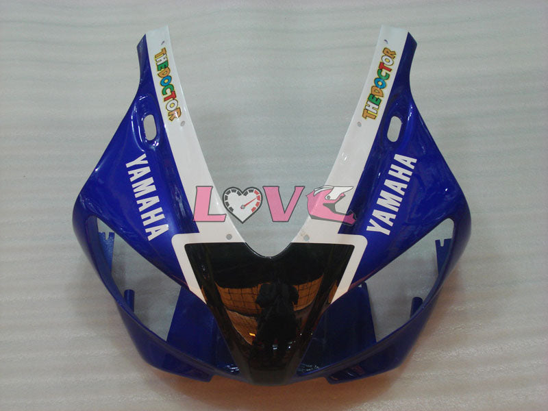 FIAT MICHELIN MOTUL - Blue White Fairings and Bodywork For 1998-1999 YZF-R1 #LF3577
