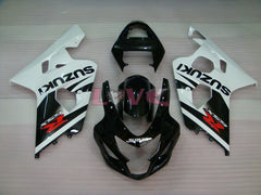Factory Style - White Black Fairings and Bodywork For 2004-2005 GSX-R600 #LF6465