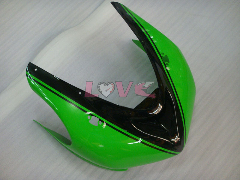 Monster - Green Black Fairings and Bodywork For 2005-2006 NINJA ZX-6R #LF3307