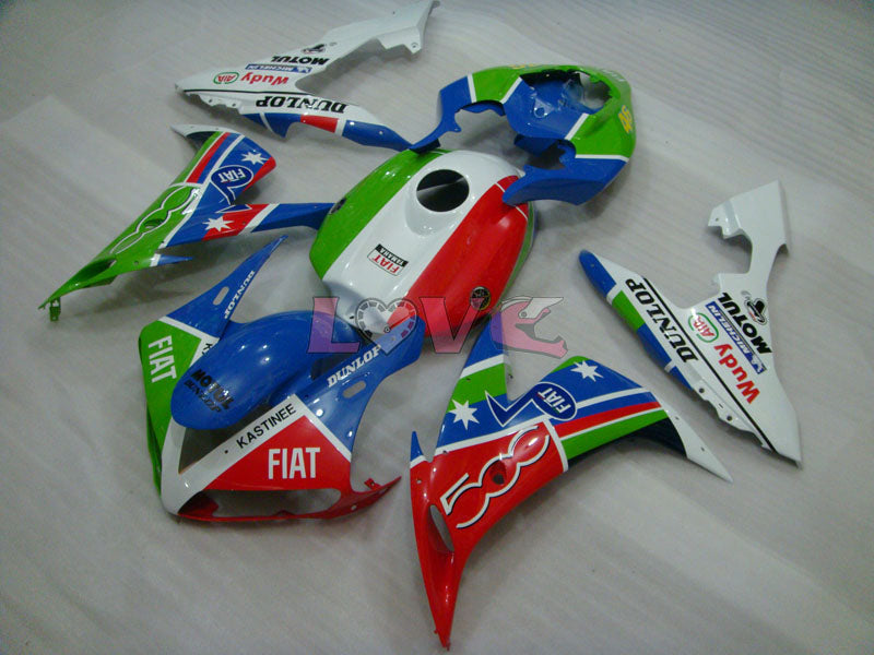DUNLOP FIAT MOTUL - Multicolour Fairings and Bodywork For 2004-2006 YZF-R1 #LF7006
