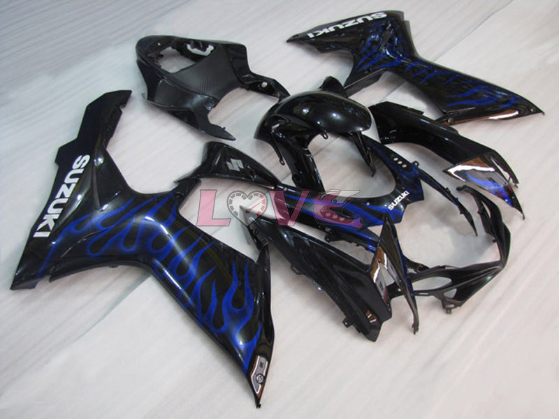 Flame - Red Black Fairings and Bodywork For 2011-2026 GSX-R750 #LF6370
