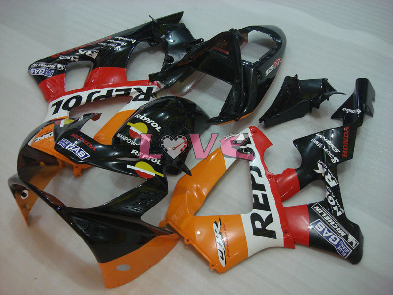 MICHELIN Repsol - Yellow Black Fairings and Bodywork For 2000-2001 CBR929RR #LF4480