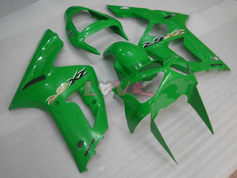 Factory Style - Green Fairings and Bodywork For 2003-2004 NINJA ZX-6R #LF6091