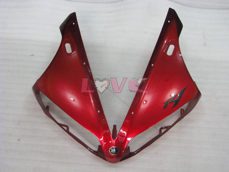 Factory Style - Red Black Matte Fairings and Bodywork For 2004-2006 YZF-R1 #LF3686