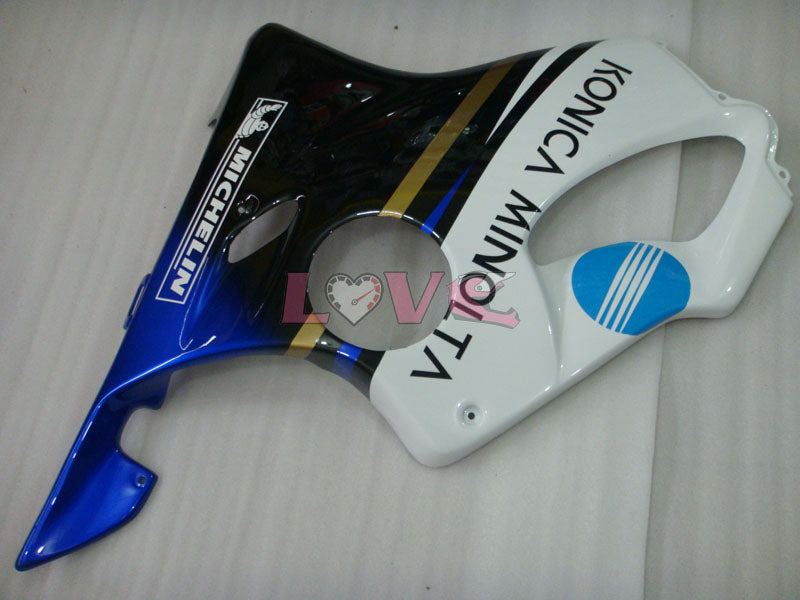Konica Minolta - White Black Fairings and Bodywork For 2004-2007 CBR600F4i #LF7618