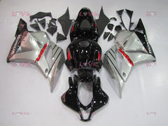 SevenStars - Black Silver Fairings and Bodywork For 2009-2012 CBR600RR #LF7364