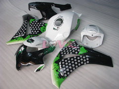 Factory Style - White Black Fairings and Bodywork For 2008-2011 CBR1000RR #LF7117