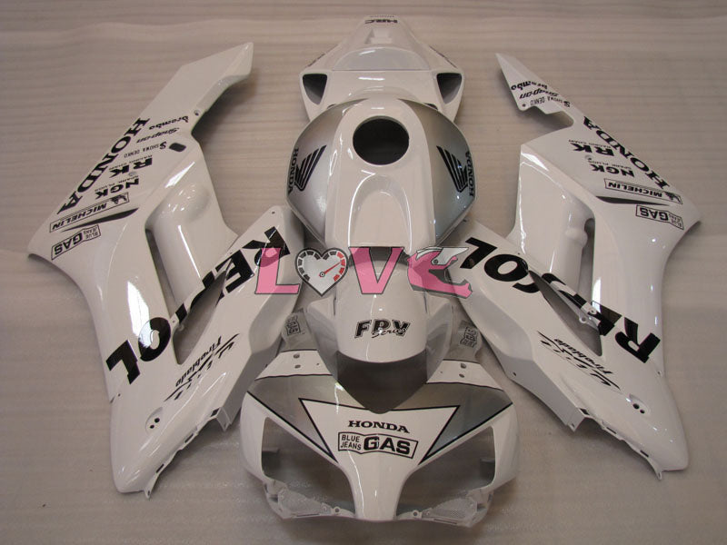 Repsol - White Silver Fairings and Bodywork For 2004-2005 CBR1000RR #LF7291