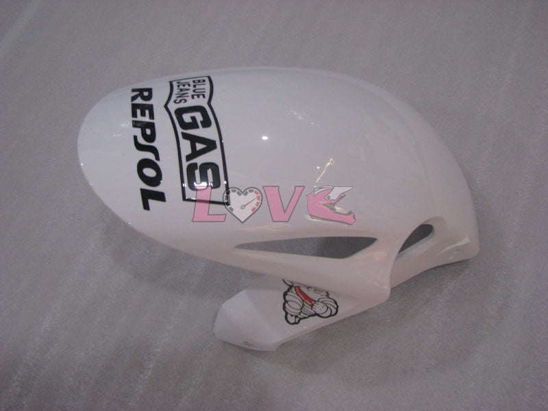 Repsol - Red Orange White Fairings and Bodywork For 2008-2011 CBR1000RR #LF4346