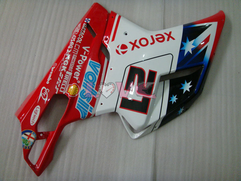 Xerox - Red White Fairings and Bodywork For 2007-2009 1098 #LF3137