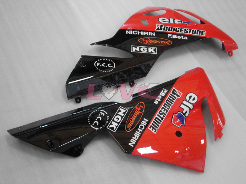 Monster - Red Black Fairings and Bodywork For 2004-2005 Ninja ZX-10R #LF3272