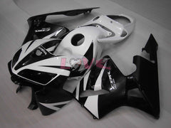 Factory Style - White Black Fairings and Bodywork For 2005-2006 CBR600RR #LF7533